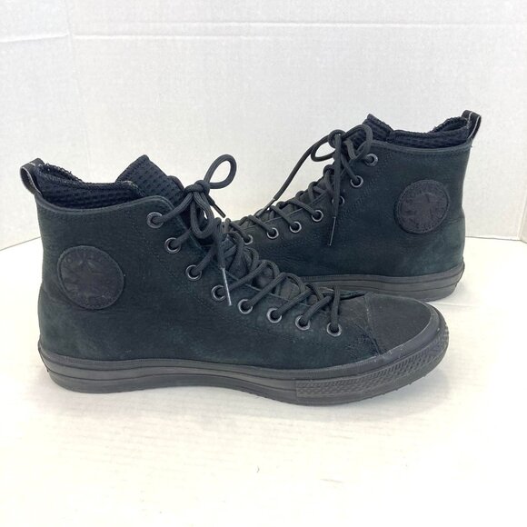 Converse Chuck Taylor All Star Suede Leather Shoes Mens Size 11 High Top 162409C - Picture 1 of 16